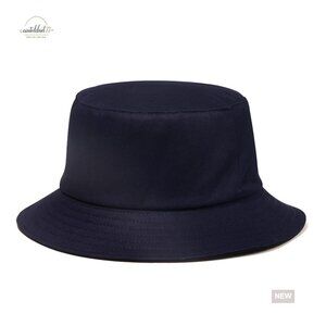 Cotton Bucket Hat Unisex Sun Protection Foldable Travel Outdoor